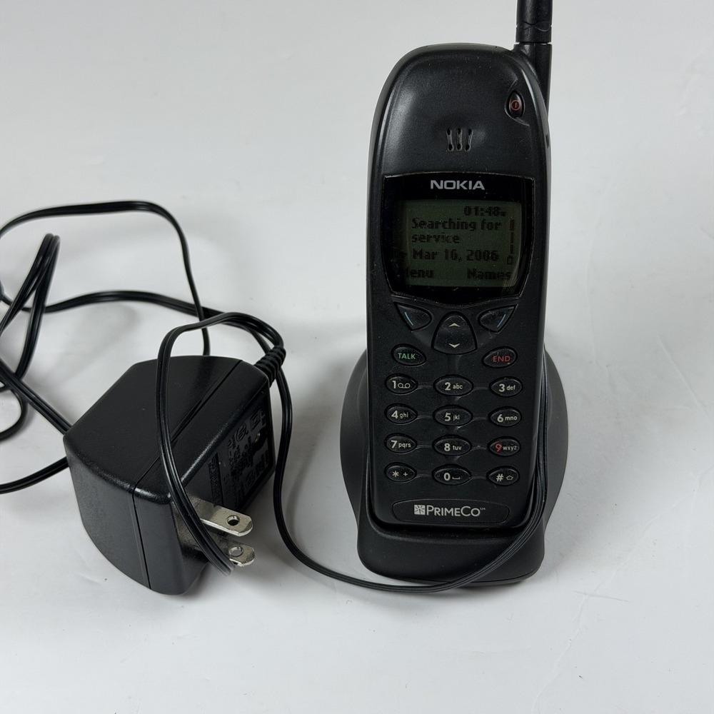 Vintage Nokia 282 PrimeCo Mobile Phone with Charging Base - B-15